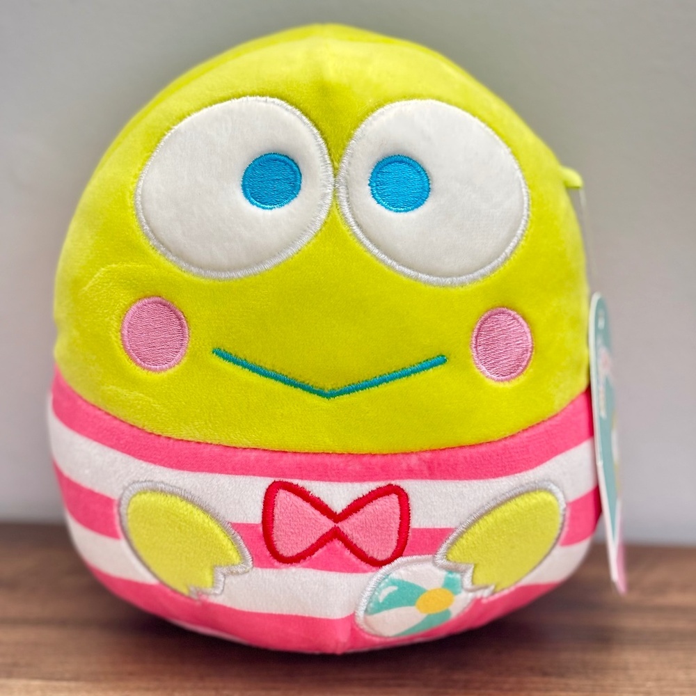 NWT Squishmallows KEROPPI Frog Summer 2023 Squad Sanrio Plush 6" Hello Kitty Toy